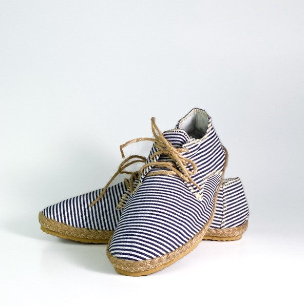 Blue Stripe Low Tops