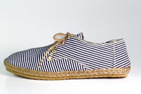Blue Stripe Low Tops