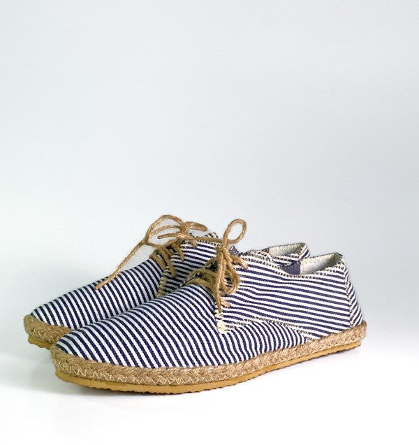 Blue Stripe Low Tops