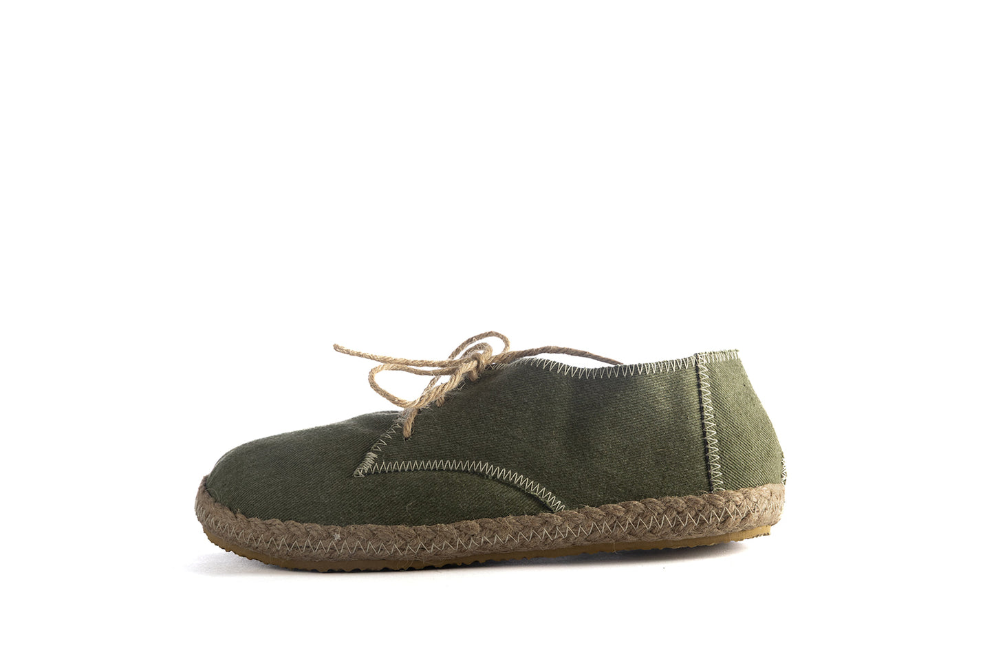 Barefoot Hemp Espadrilles – Natural Minimalist Shoes - Olive