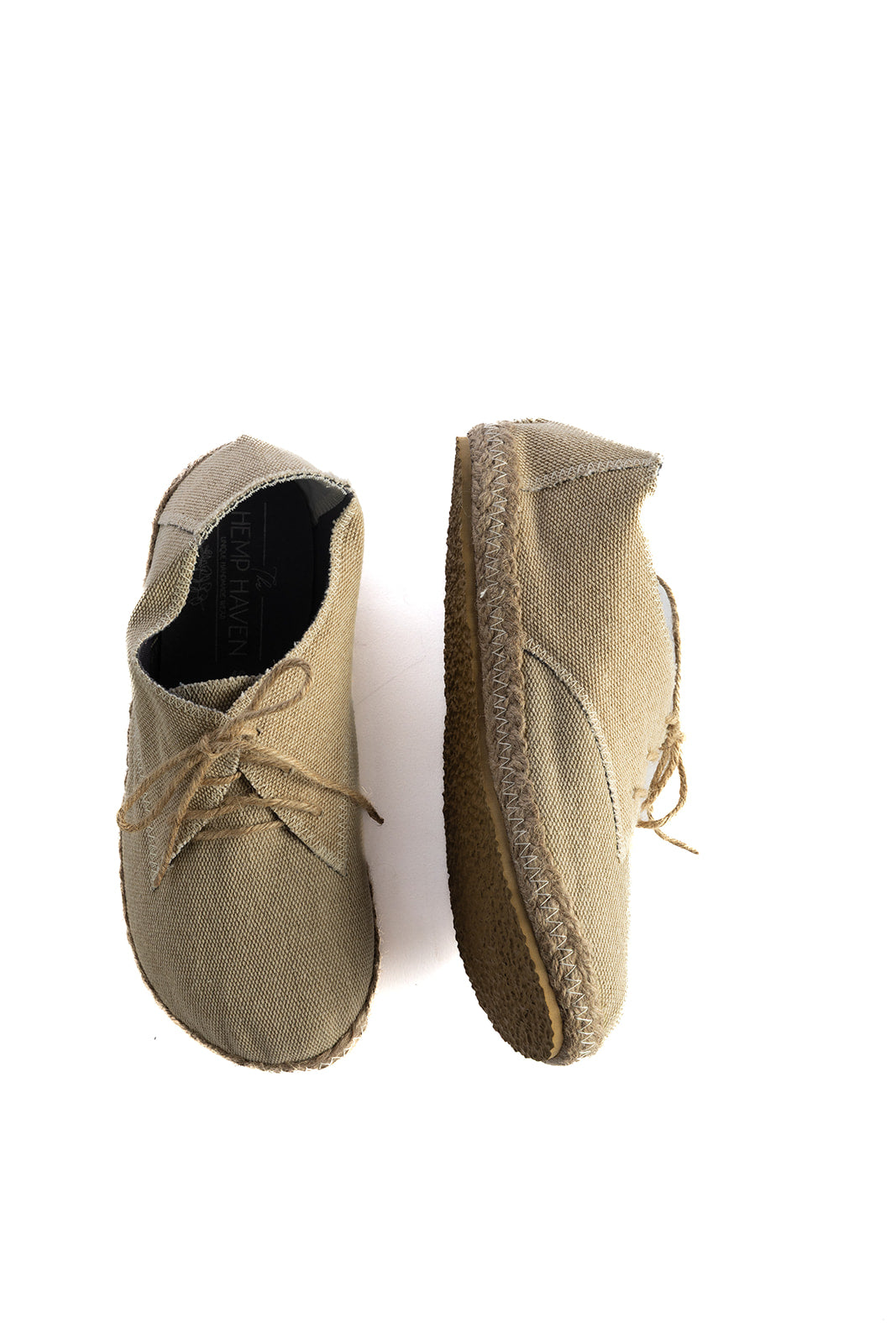 Barefoot Hemp Espadrilles – Natural Minimalist Shoes - Natural