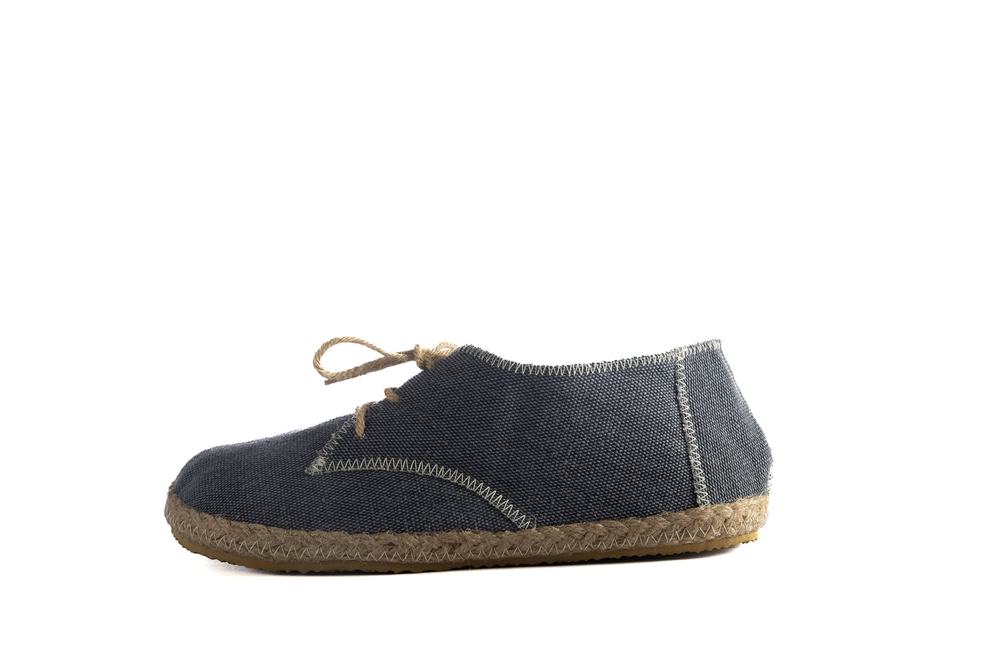 Barefoot Hemp Espadrilles – Natural Minimalist Shoes - Denim