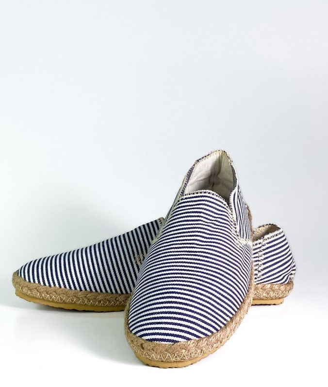 Blue Stripe Slip On