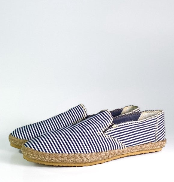 Blue Stripe Slip On